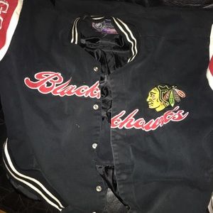 Blackhawks letterman jacket